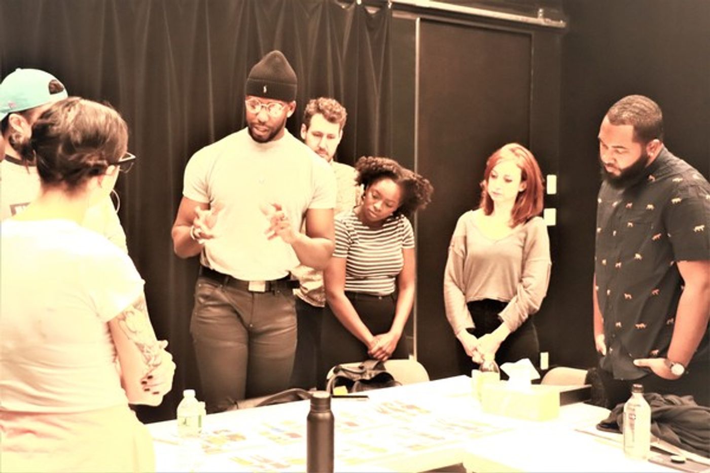 Photo Flash: First Rehearsal of BETWEEN THE BARS at HERE Arts Center  Image
