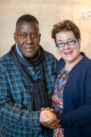 Director Tazewell Thompson and artistic director Molly Smith Photo