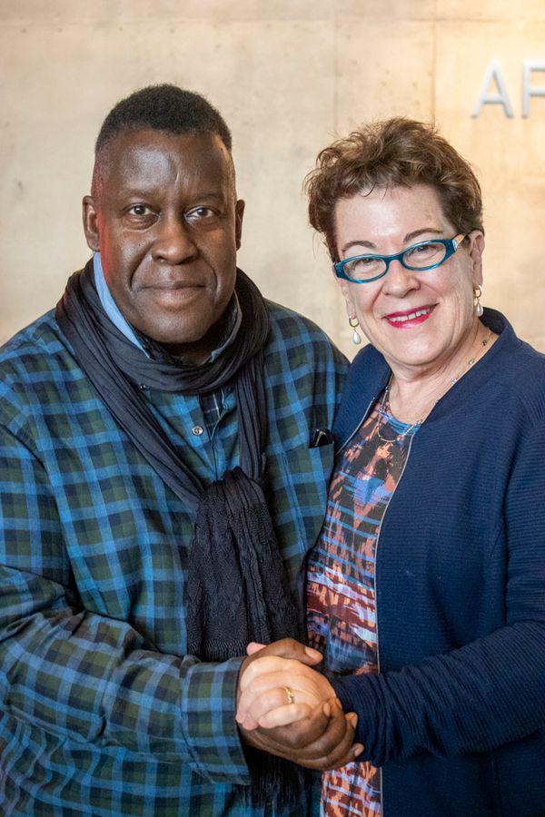 Director Tazewell Thompson and artistic director Molly Smith Photo
