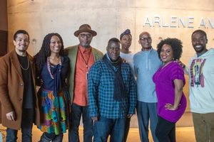 Chris Herbie Holland, Dane Figueroa Edidi, David Emerson Toney, director Tazewell Thompson, Joy Jones, Michael Anthony Williams and Michael Zachary Tunstill @ BroadwayWorld Chris Herbie Holland, Dane Figueroa Edidi, David Emerson Toney, director Tazewell Tho Photo