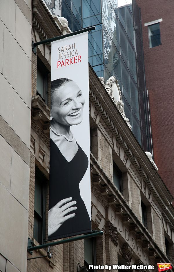 Theatre Marquee for the Neil Simon Play “Plaza Suite” starring Matthew Broderick  Photo