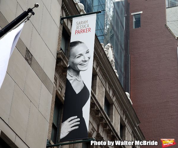 Theatre Marquee for the Neil Simon Play “Plaza Suite” starring Matthew Broderick  Photo