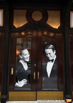 Theatre Marquee for the Neil Simon Play “Plaza Suite” starring Matthew Broderick  Photo