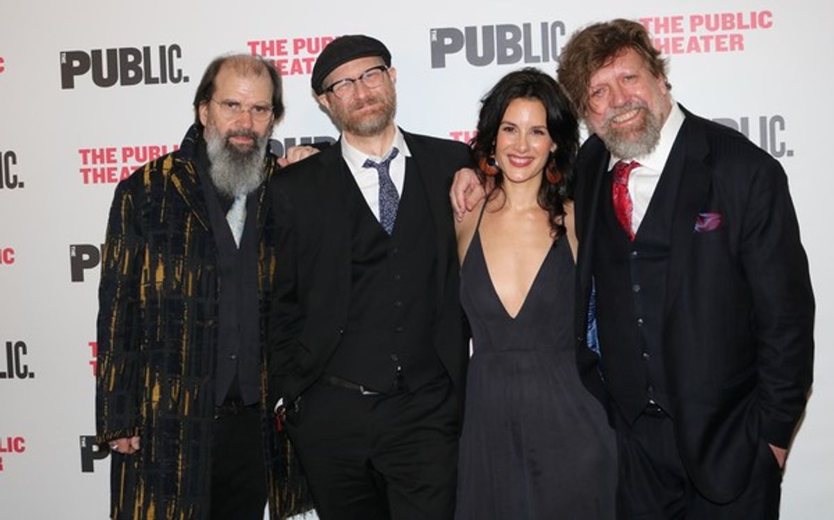 Erik Jensen, Steve Earl, Jessica Blank and Oskar Eustis at 