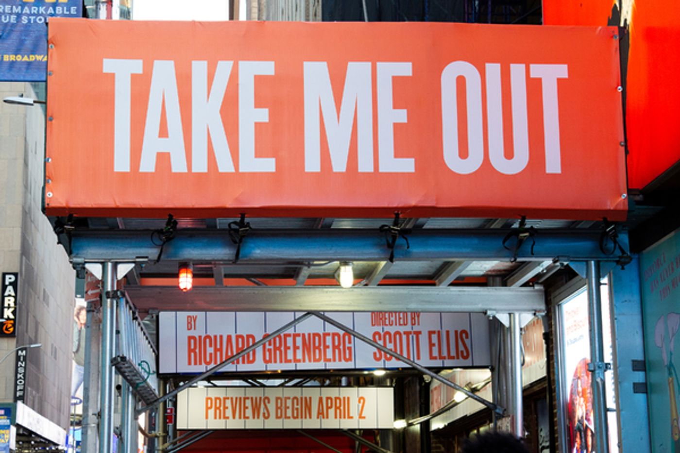 Up on the Marquee: TAKE ME OUT Moves Into the Hayes Theatre  Image