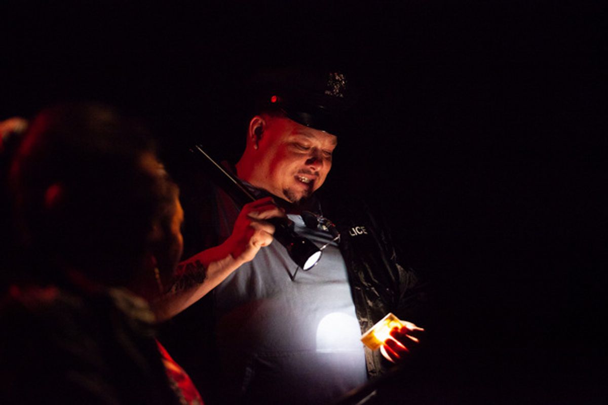 Jason Quinn in MISS YOU LIKE HELL at The Wilbury Theatre Group, Providence RI; photo by Erin X. Smithers. at 