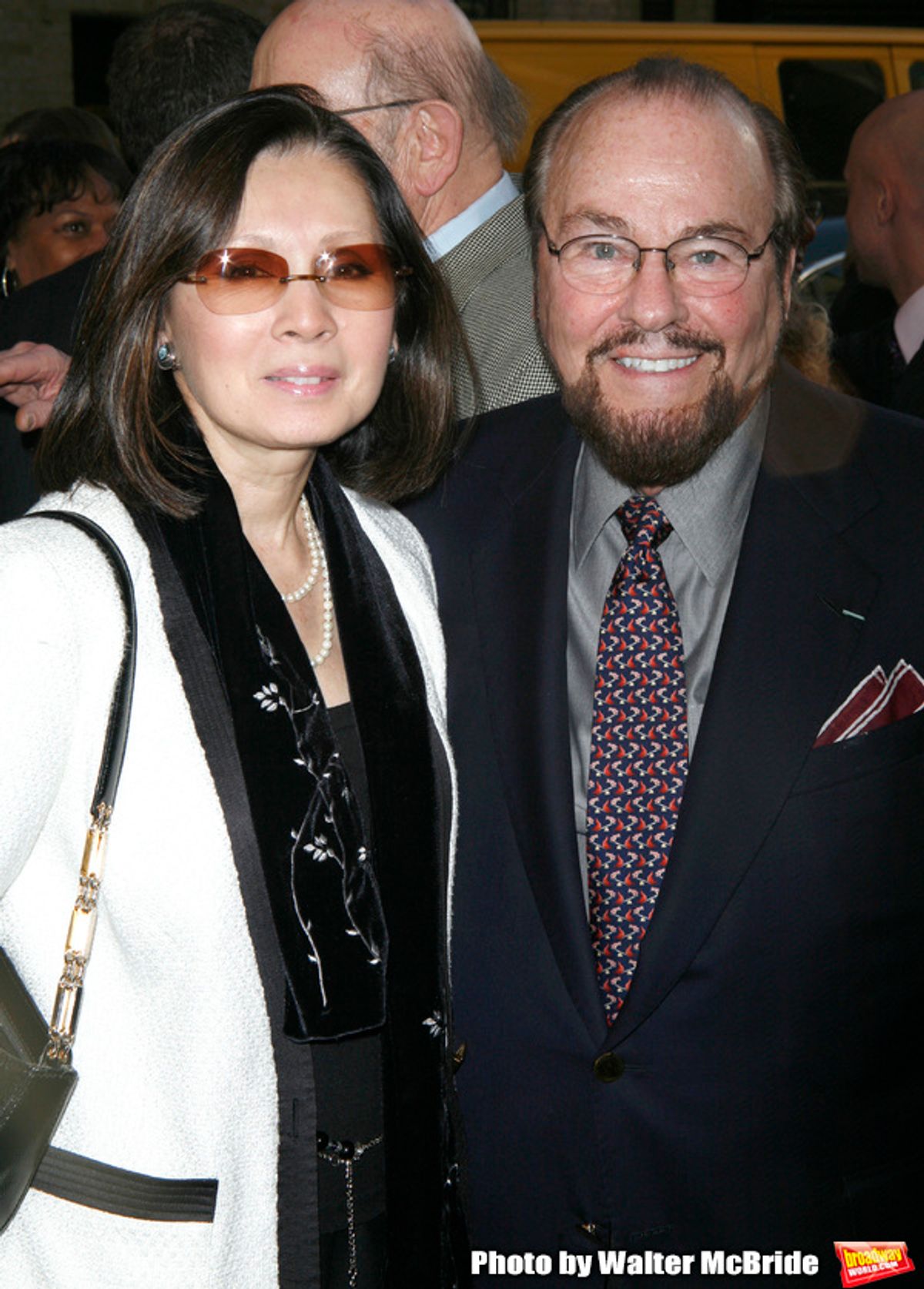 James Lipton & wife arriving for the Opening Night Performance of LOVEMUSIK at the Biltmore Theatre in New York City.
May 3, 2007 at 