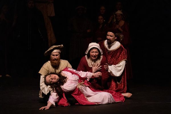 From left to right. P ris (Jonathan Spuhler), Gertrude (Lauring Tossing), and Count C Photo