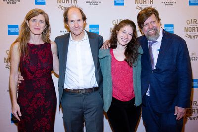Samantha Power, Cass Sunstein, Kyle Brown, Oskar Eustis Photo