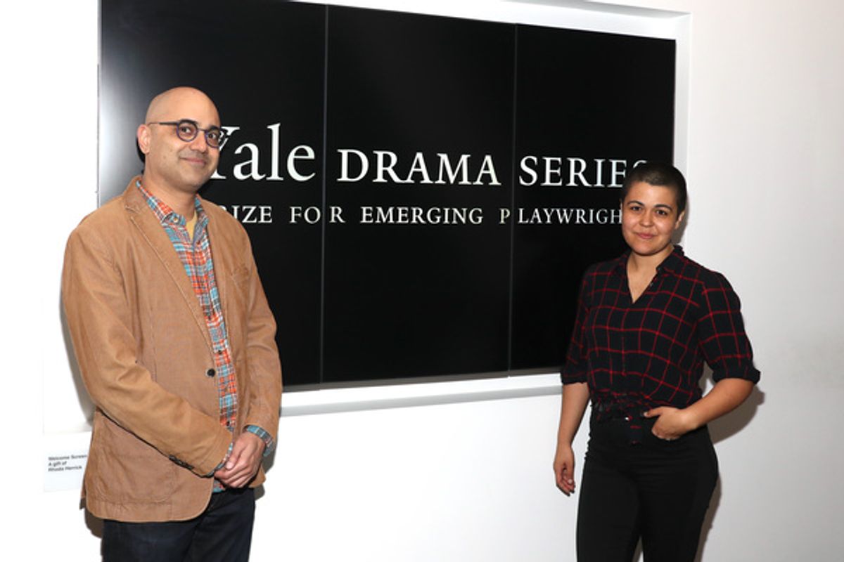 Ayad Akhtar and Liliana Padilla  at 