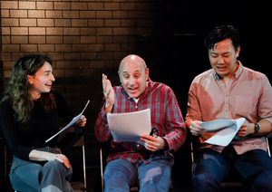 Beth Triffon, Willie Garson, Intae Kim Photo