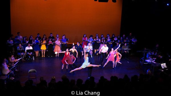 Jason Ma, Kyra Smith (center) and the Company Photo