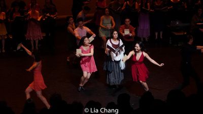 Kelli Youngman, Ali Ewoldt, Carol Angeli and the Company Photo