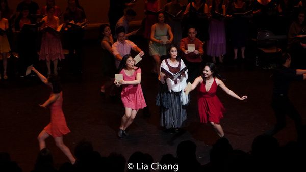 Kelli Youngman, Ali Ewoldt, Carol Angeli and the Company Photo