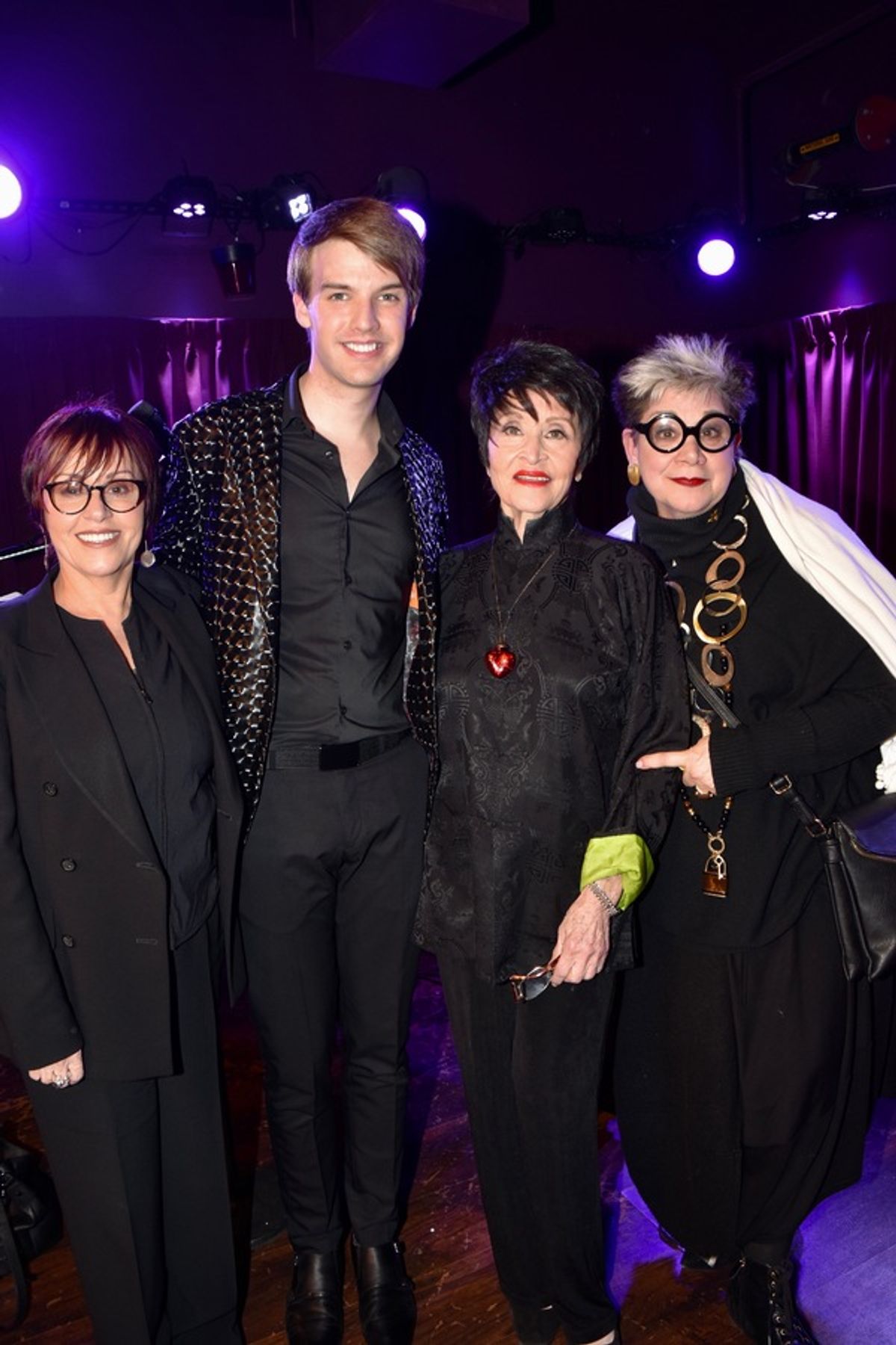 Lisa Mordente, Mark William, Chita Rivera and Celeste Magnone-Smone at 