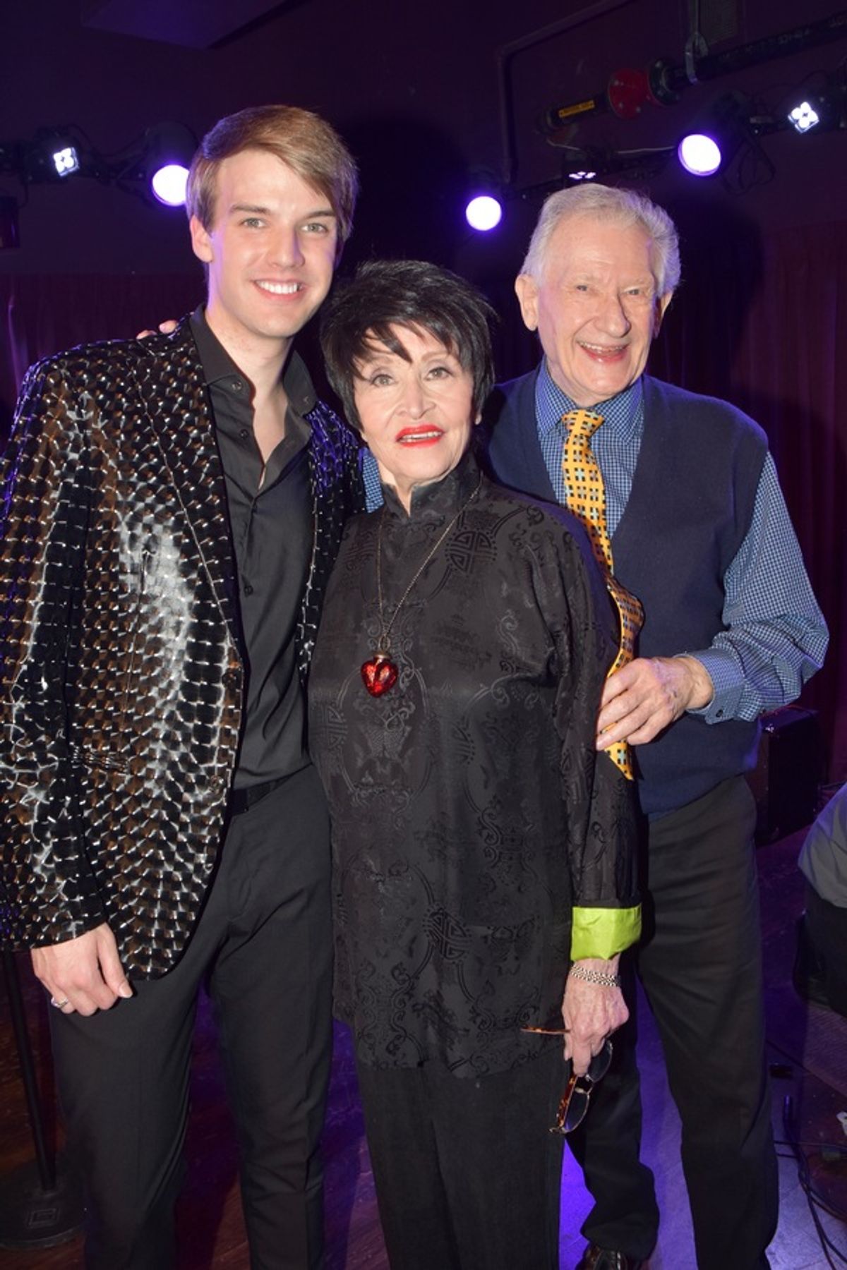 Mark William, Chita Rivera and Harvey Evans at 