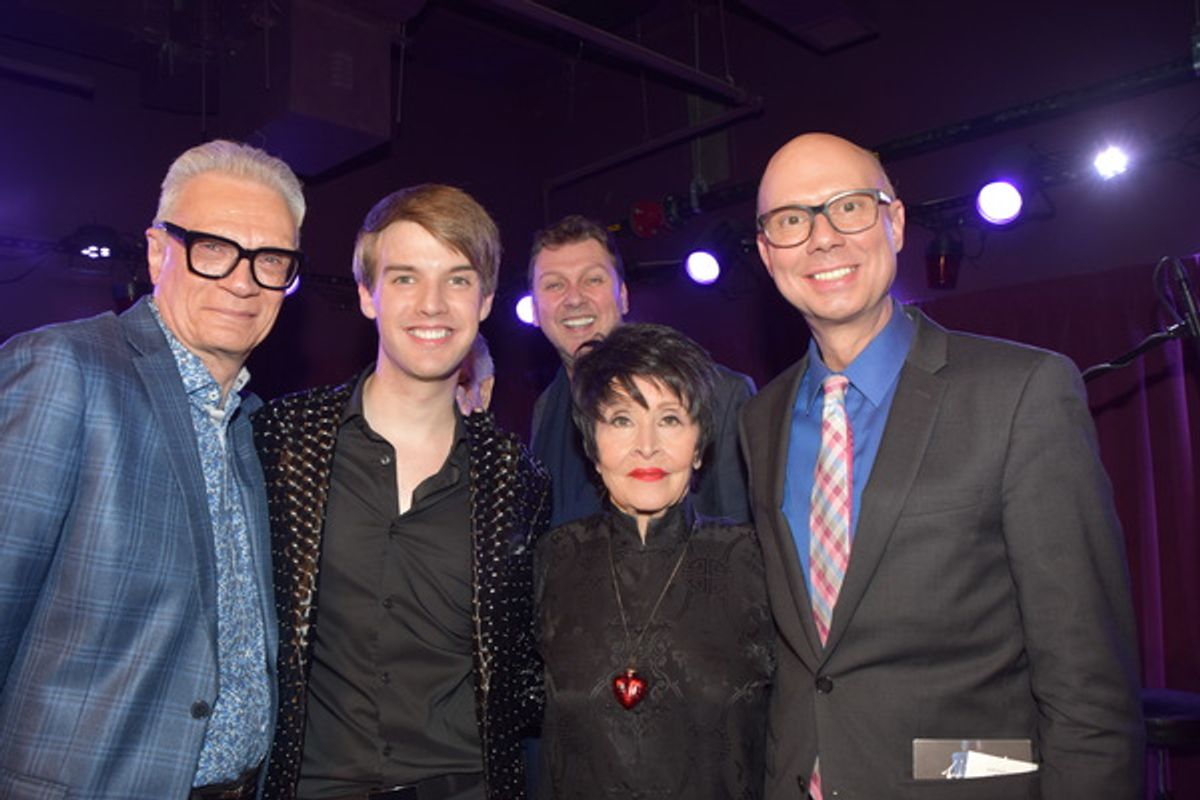 Preston Ridge, Mark William, Warren Carlyle, Chita Rivera and Richie Ridge at 