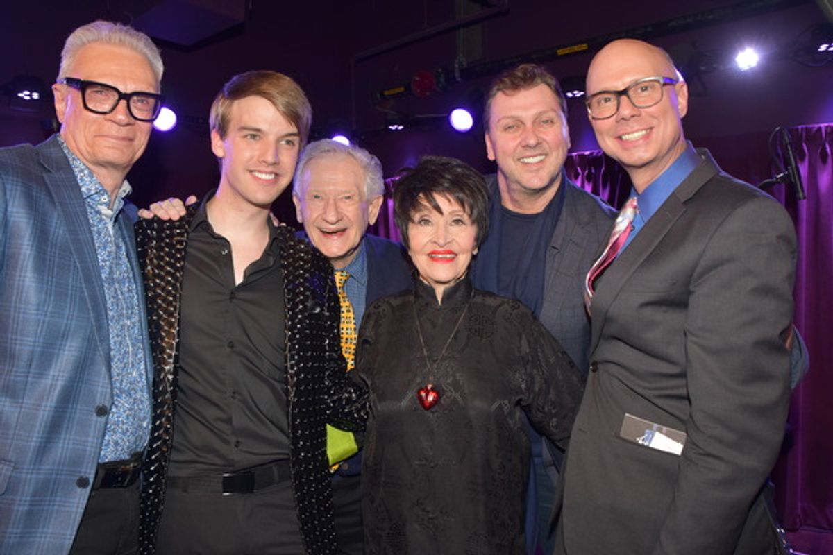 Preston Ridge, Mark William, Harvey Evans Chita Rivera, Warren Carlyle and Richie Ridge at 