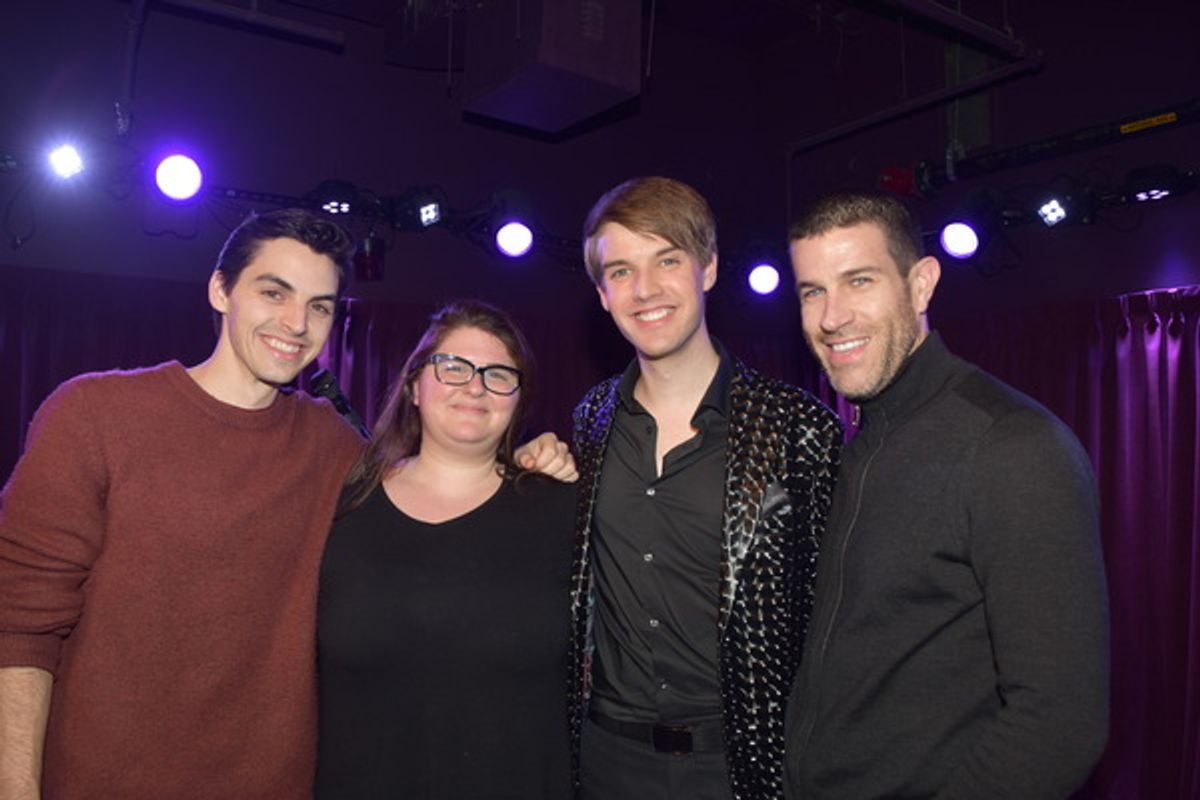 James T. Kelly, Stephanie Field, Mark William and Josh Owens at 