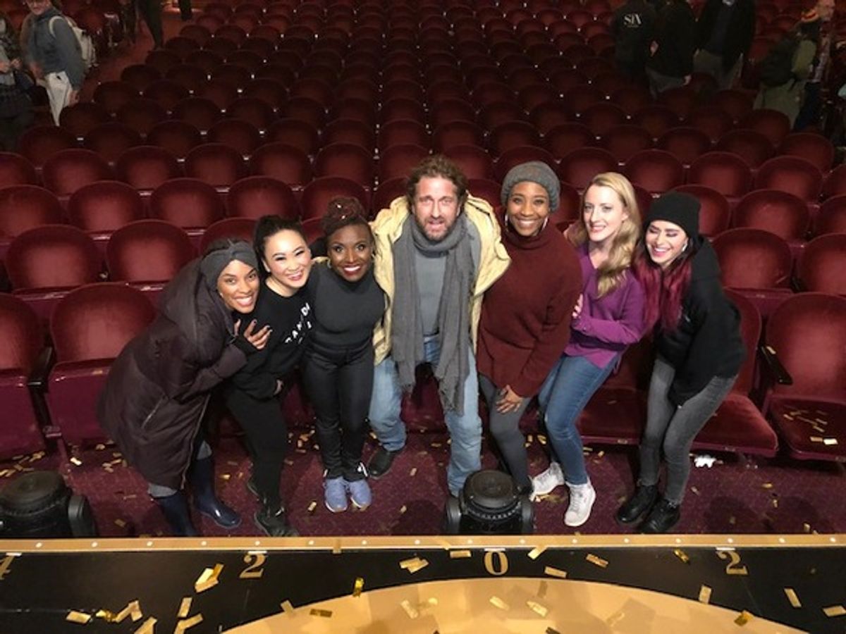 Gerard Butler and the cast of Six at 