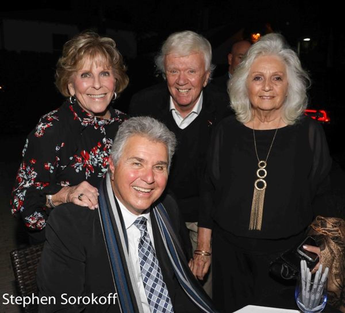 Sally Robinson, Steve Tyrell, Dick Robinson, Helen Spaneas at 