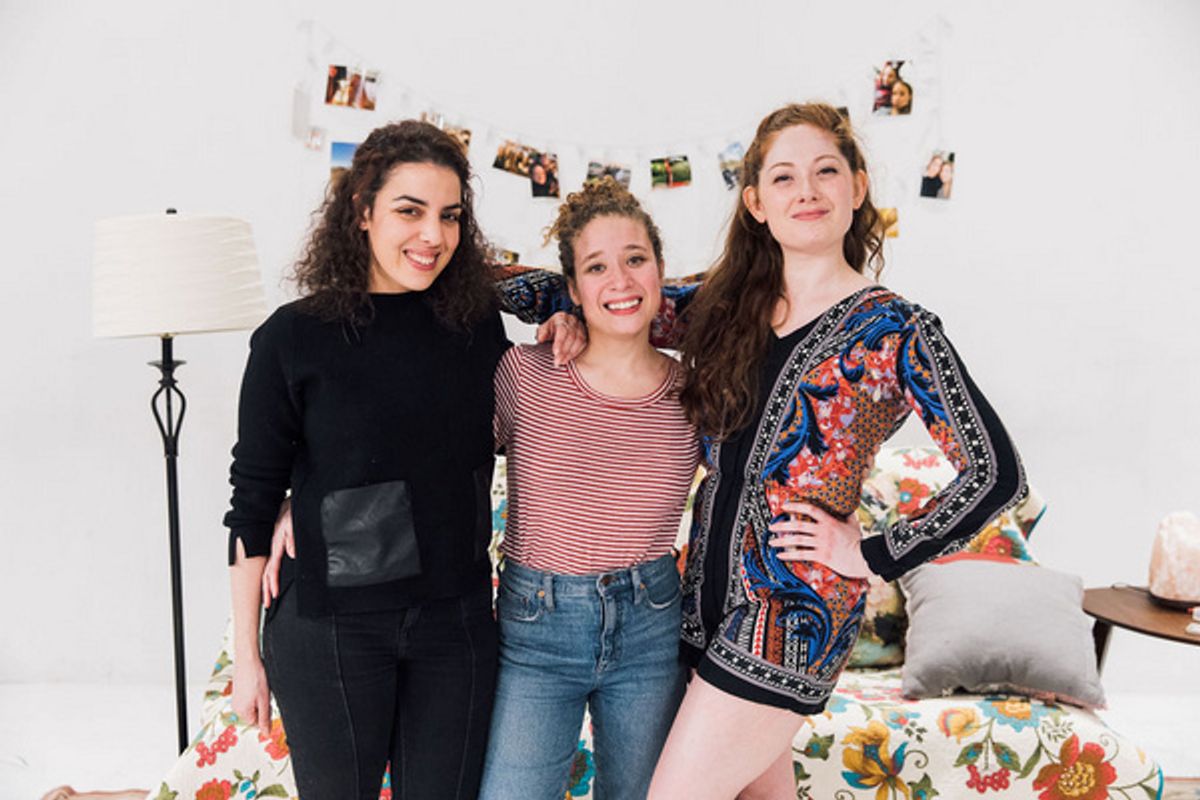 Mouna R''miki, Samantha Blain, Erica Knight at 