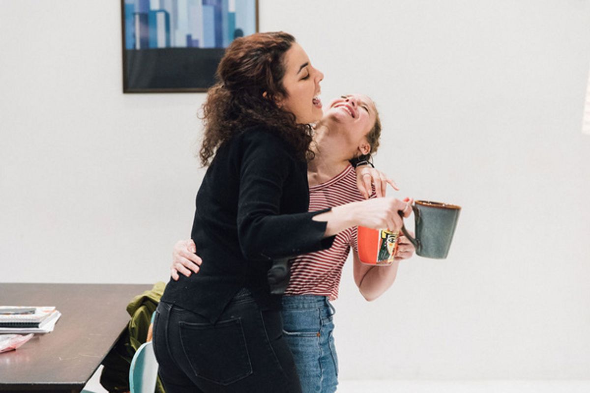 Mouna R''miki, Samantha Blain  at 