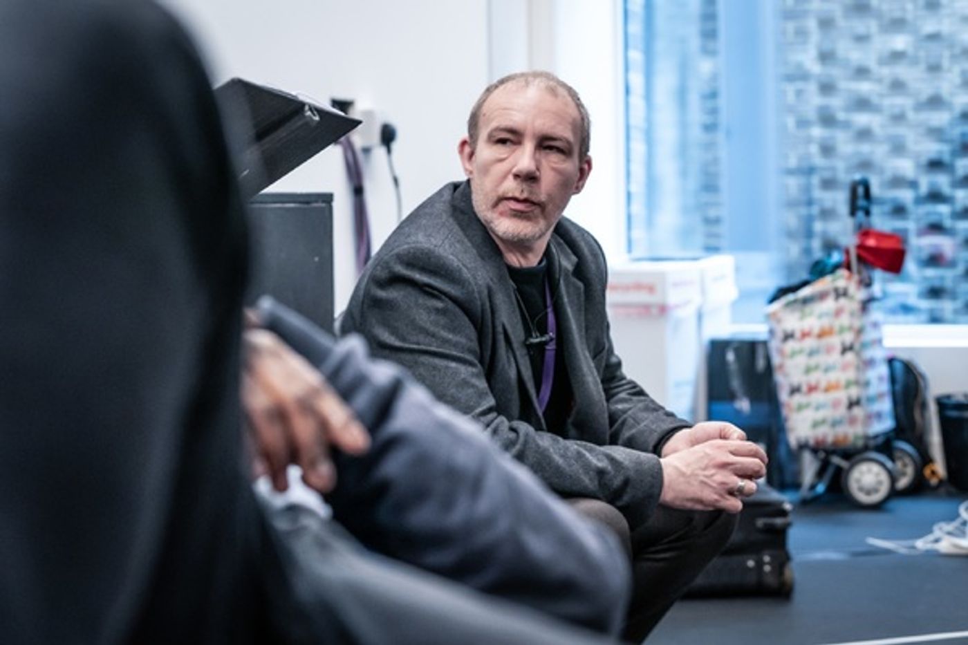 Photo Flash: Inside Rehearsals for Lucy Prebble's THE EFFECT at the Boulevard Theatre  Image