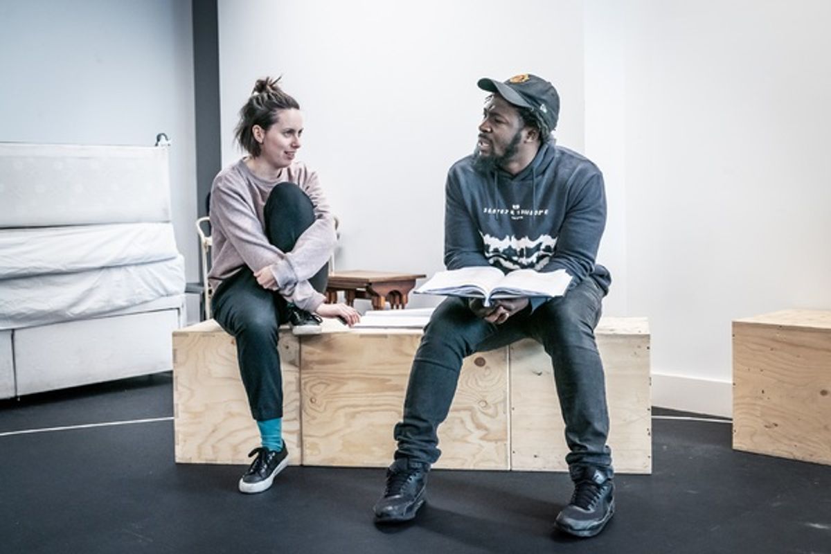 Kate O'Flynn and Eric Kof-Abrefa at 