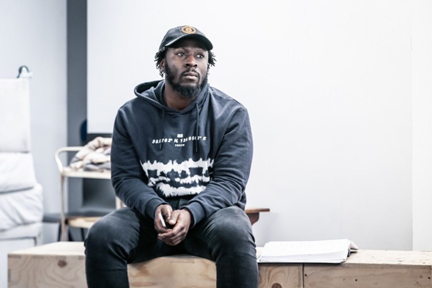 Photo Flash: Inside Rehearsals for Lucy Prebble's THE EFFECT at the Boulevard Theatre  Image