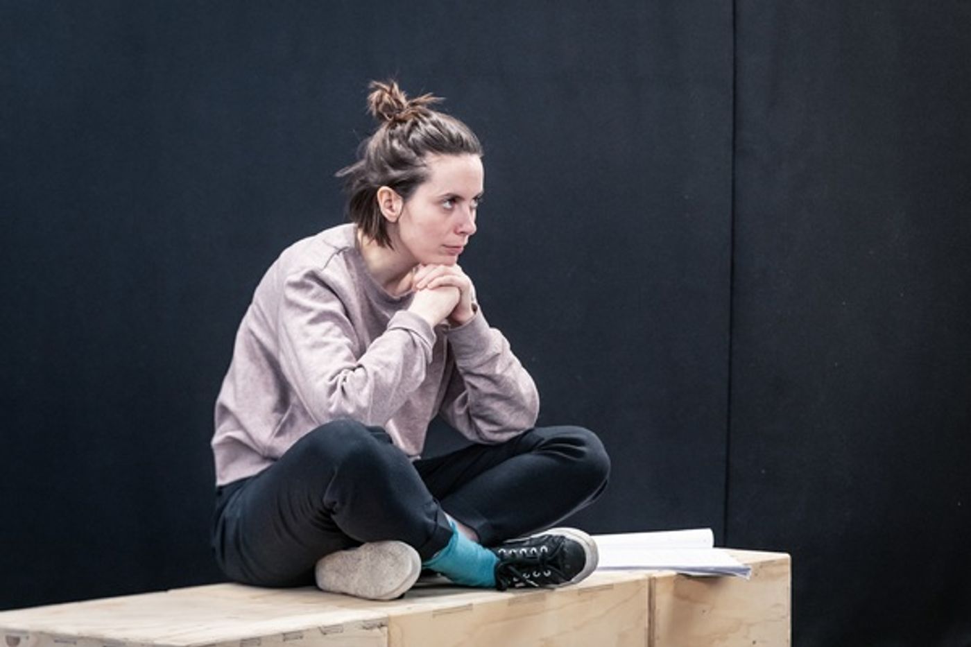 Photo Flash: Inside Rehearsals for Lucy Prebble's THE EFFECT at the Boulevard Theatre  Image