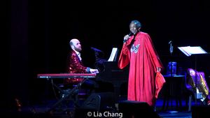 Liam Robinson, Andre De Shields @ BroadwayWorld Liam Robinson, Andre De Shields Photo