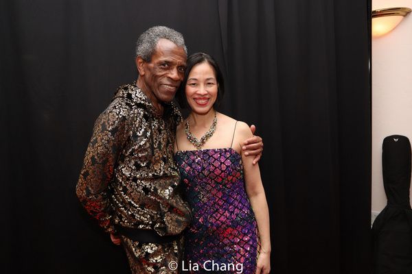 Andre De Shields and Lia Chang. Photo by Marlene Bernouy-Knight Photo