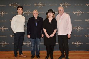 The Creative Team-Padraic Moyles (Associate Director), Bill Whelan (Composer), Joan Bergin (Costume Design) and John McColgan (Director) @ BroadwayWorld The Creative Team-Padraic Moyles (Associate Director), Bill Whelan (Composer), Joan B Photo