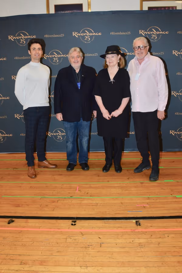 The Creative Team-Padraic Moyles (Associate Director), Bill Whelan (Composer), Joan B Photo
