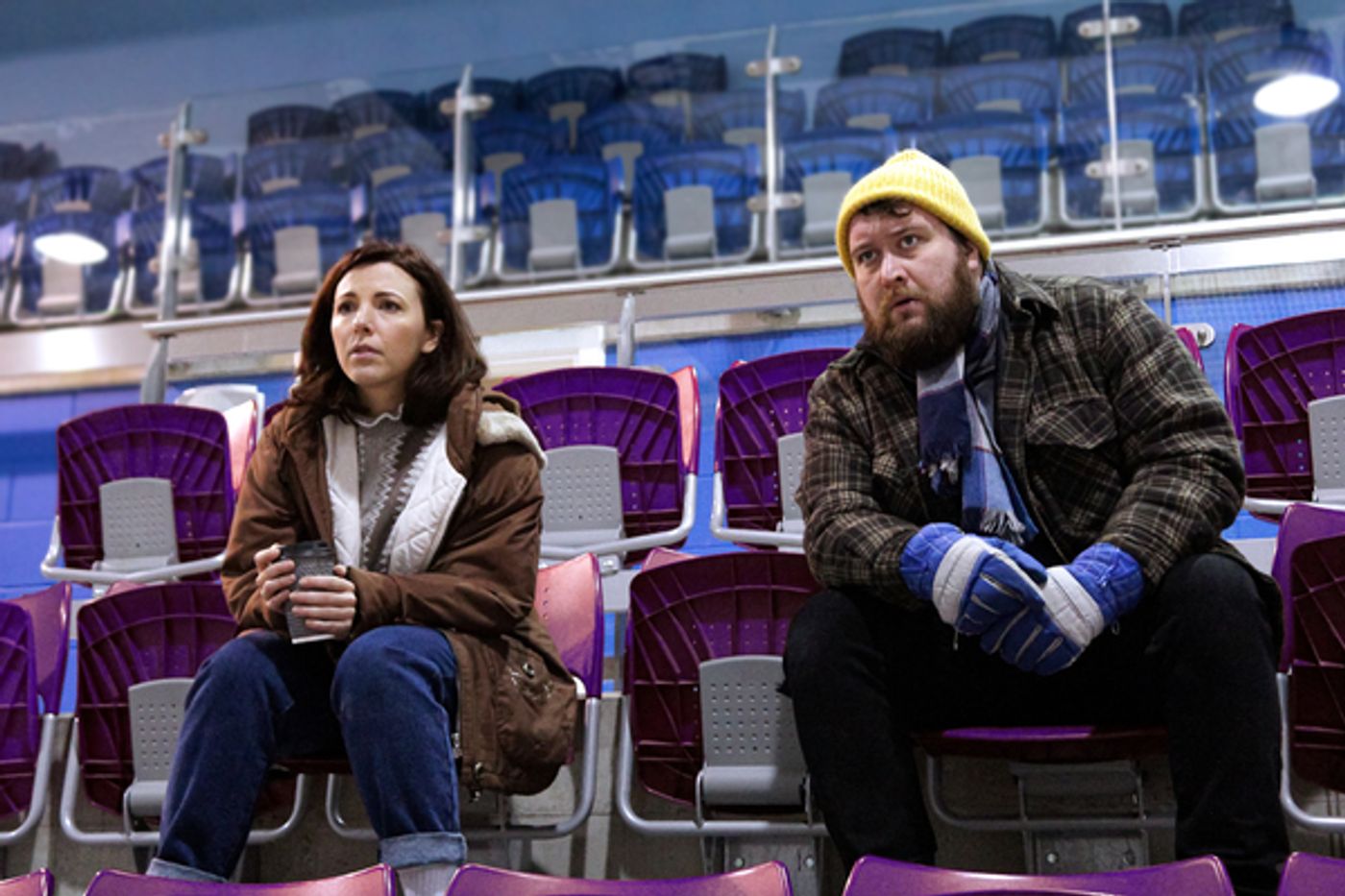 Photo Flash: First Look at HOCKEY MOM HOCKEY DAD at the Finborough Theatre  Image