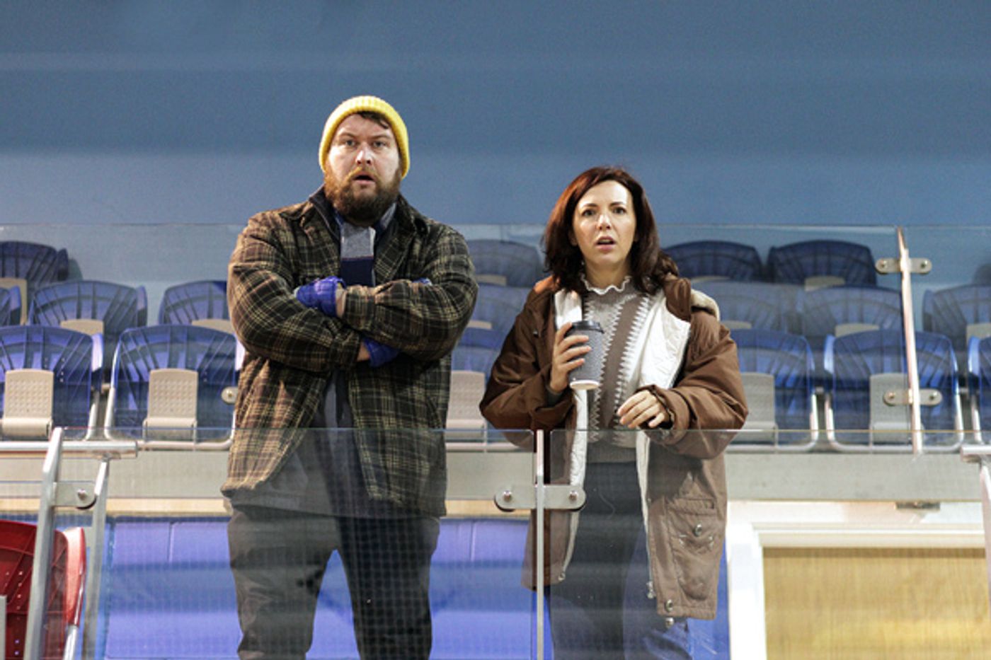 Photo Flash: First Look at HOCKEY MOM HOCKEY DAD at the Finborough Theatre  Image