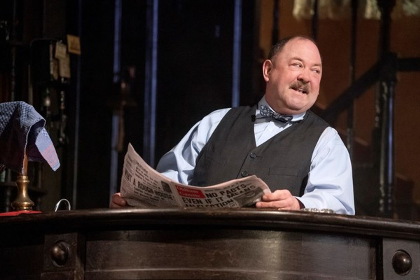Photo Flash: First Look at Dan Stevens, Mark Addy, Tracie Bennett and More in HANGMEN  Image