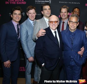 Matt Bomer, Brian Hutchison, Zachary Quinto, Mart Crowley, Joe Mantello, Tuc Watkins, Photo