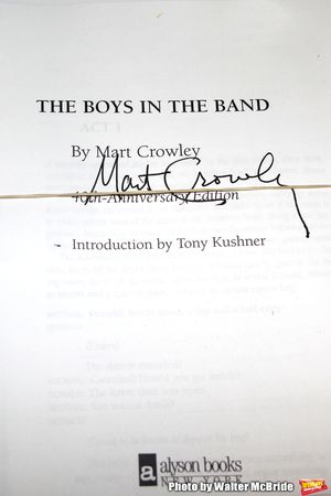 Mart Crowley ( Script ).attending the Meet & Greet for Transport Group's THE BOYS IN  Photo