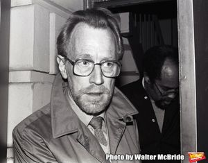 Max Von Sydow after the final Broadway performance of "Duet for One" on January 2, 19 Photo