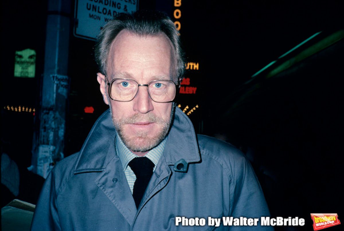 Max Von Sydow after the final Broadway performance of 'Duet for One' at the Royale Theatre in New York City in January 1982. at 