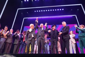 Bob Gale, Robert Zemeckis, Glen Ballard, Alan Silvestri @ BroadwayWorld Bob Gale, Robert Zemeckis, Glen Ballard, Alan Silvestri Photo