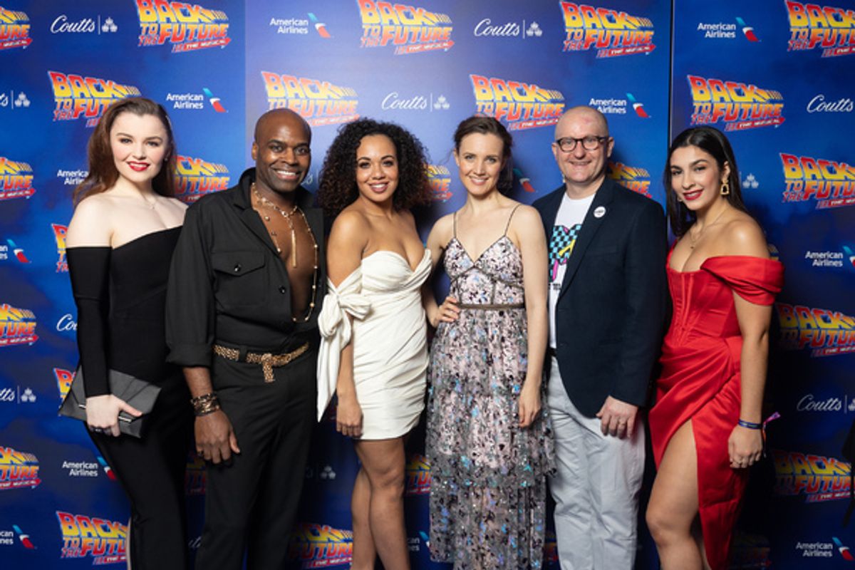 Emma Lloyd, Cedric Neal, Coutrney-Mae Briggs, Rosanna Hyland, Mark Oxtoby and Bethany Rose Lythgoe at 