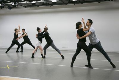 Elijah Dillehay, Bradley Schlagheck, Ramona Kelley, Kyle Dupree, Larissa Gerske, Fran Photo