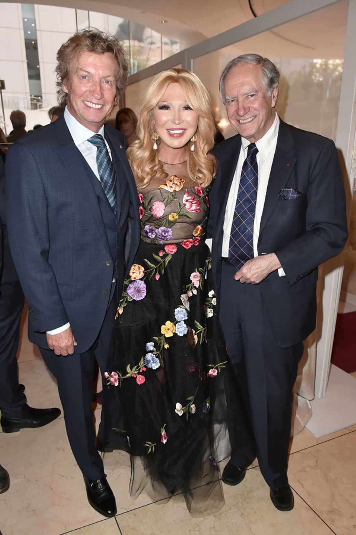 Nigel Lythgoe, Elizabeth Segerstrom and Kip Forbes  at 