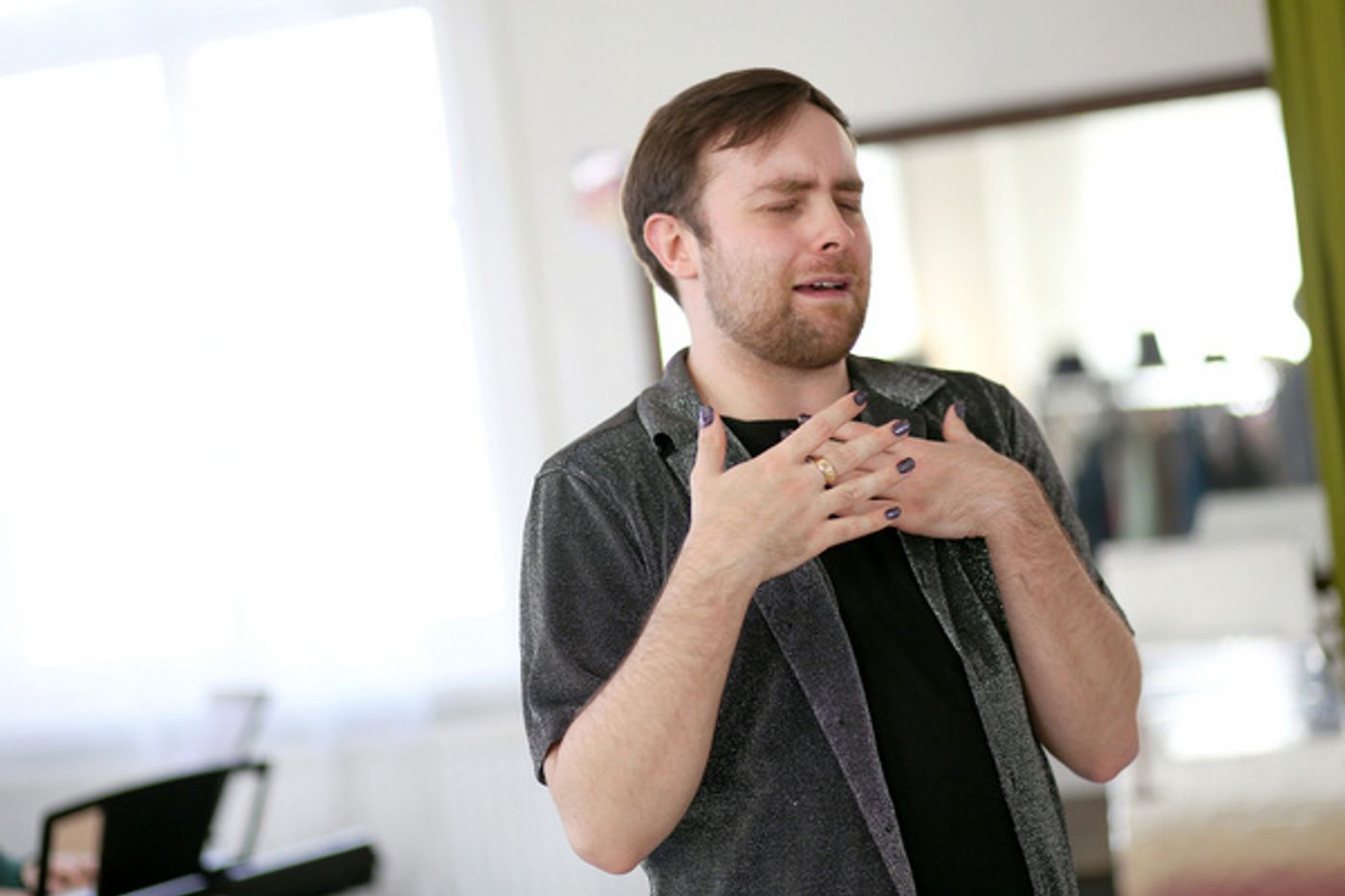 Photo Flash: First Look At DIVA: LIVE FROM HELL In Rehearsal At The Jack Studio Theatre  Image