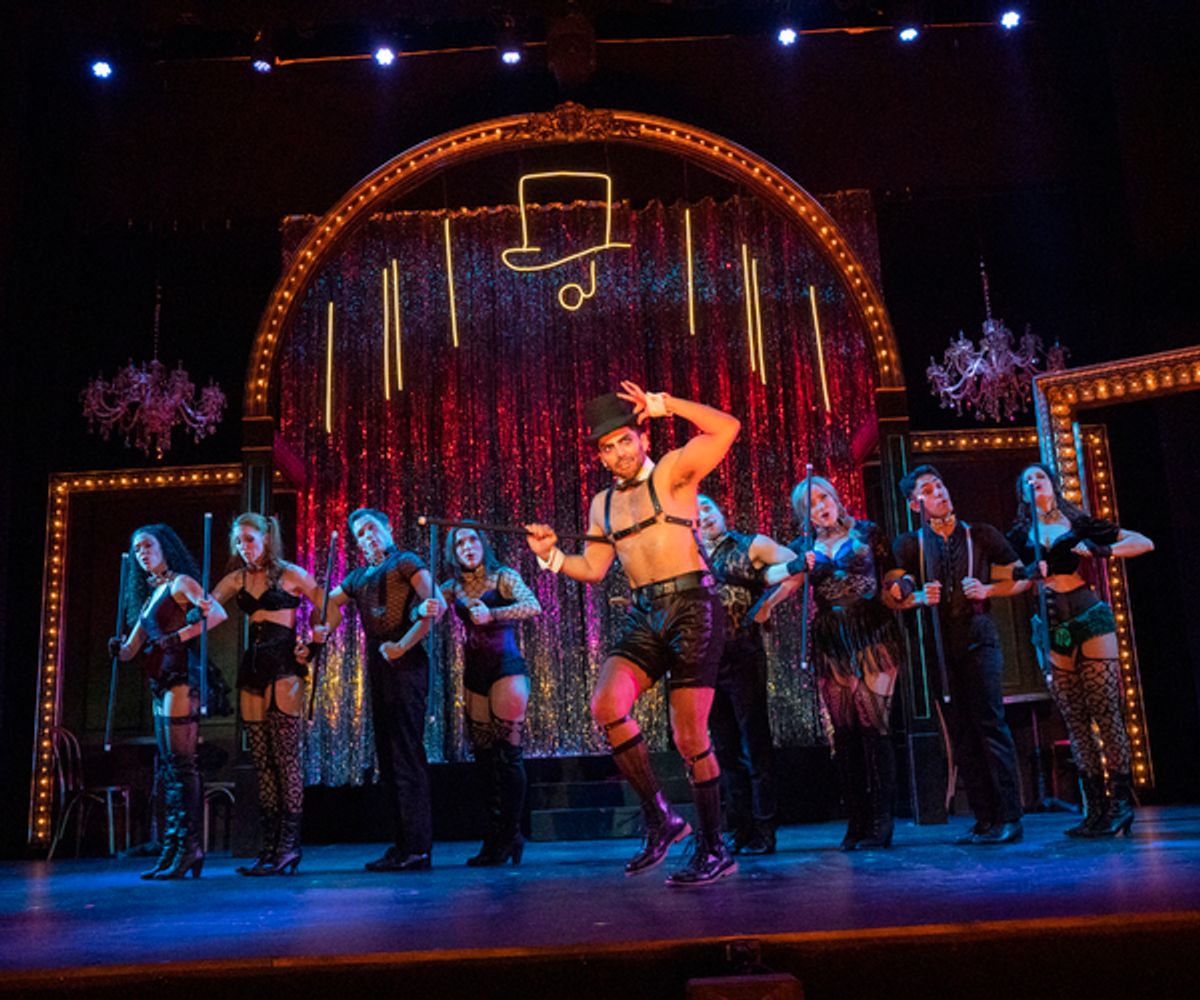 Eddie Maldonado (center) and cast at 