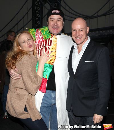 Katie Finneran, Merwin Foard, Anthony Warlow  attending the Broadway Opening Night Pe Photo