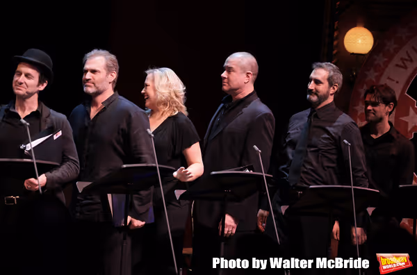 The ensemble cast featuring Denis O'Hare, Marc Kudisch, Sally Wilfert, Merwin Foard,  Photo